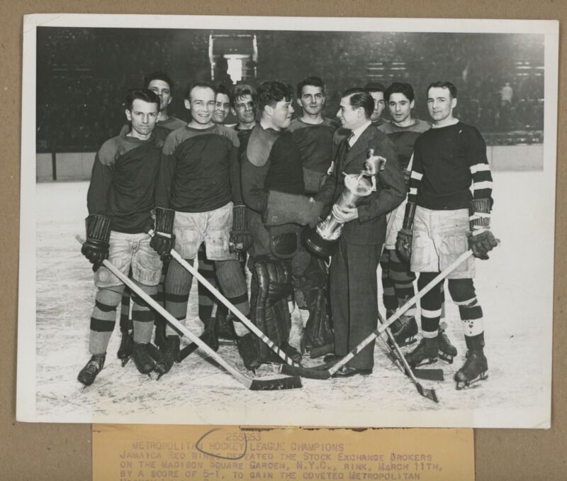 1934 Jamaica Red Wings Championship Press Photo