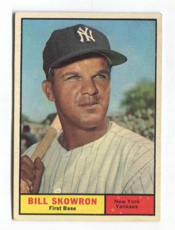 1961 Topps Card #371 SP Bill Skowron VG