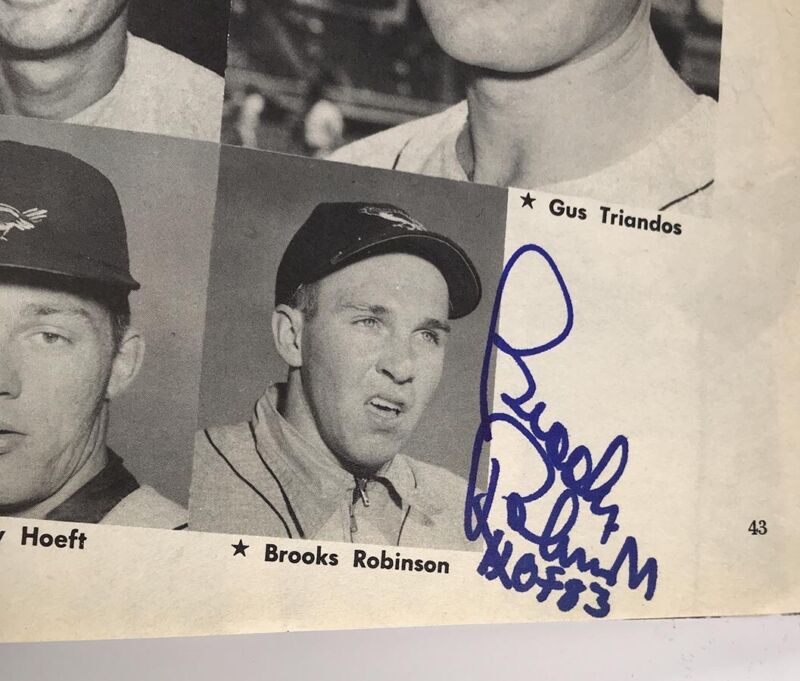 1960 Baseball Album Magazine with 41 Signatures Mathews, Ashburn, etc. JSA LOA