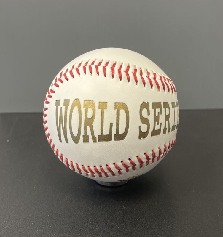 David Cone Signed 1996 World Series Specialty Fotoball Baseball w B&E Hologram