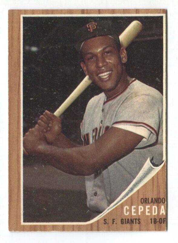 1962 Topps #40 Orlando Cepeda NRMT o/c