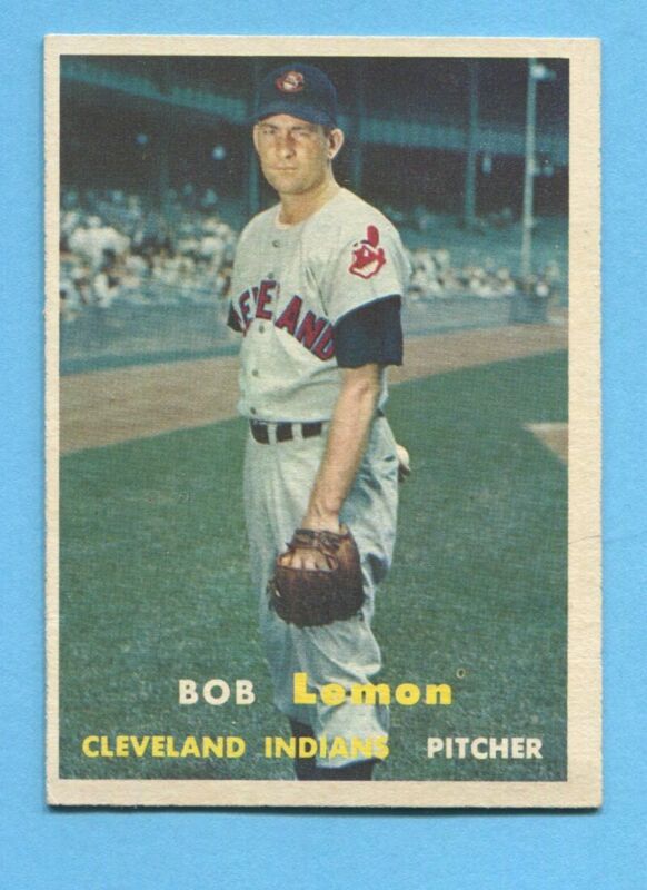 1957 Topps #120 Bob Lemon Ex o/c