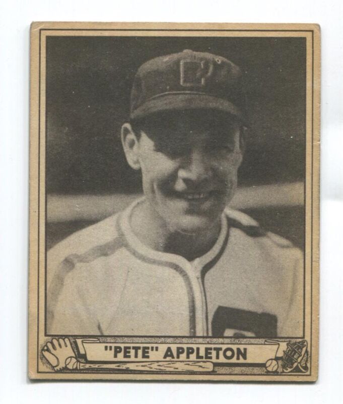 1940 Play Ball #128 Pete Appleton VG/EX