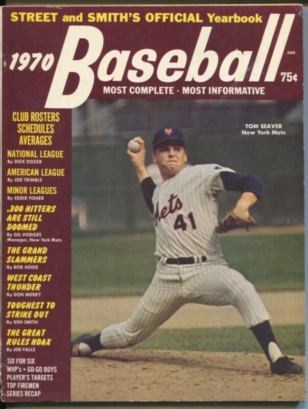 1970 Street & Smith’s Baseball Pictorial Yearbook Tom Seaver