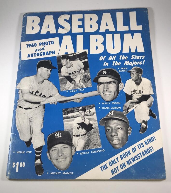 1960 Baseball Album Magazine with 41 Signatures Mathews, Ashburn, etc. JSA LOA