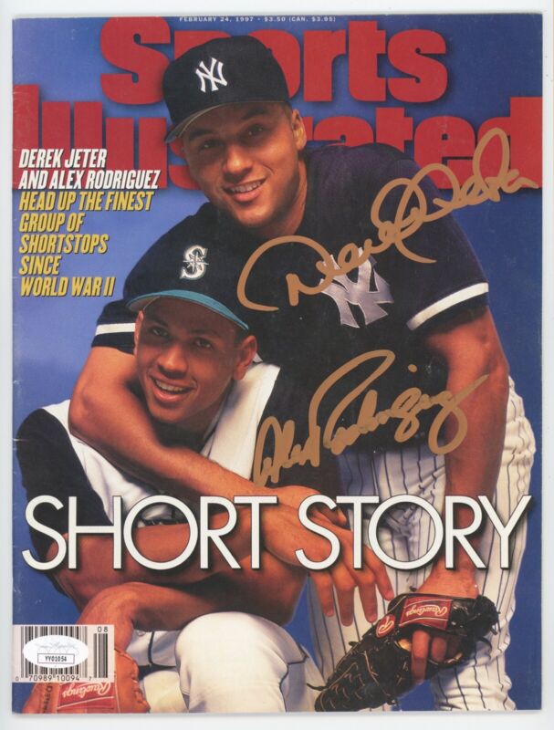 Derek Jeter & Alex Rodriguez Signed 2/24/97 Sports Illustrated Auto w JSA LOA