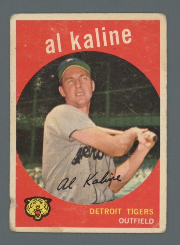 1959 Topps Card #360 Al Kaline - Low Grade