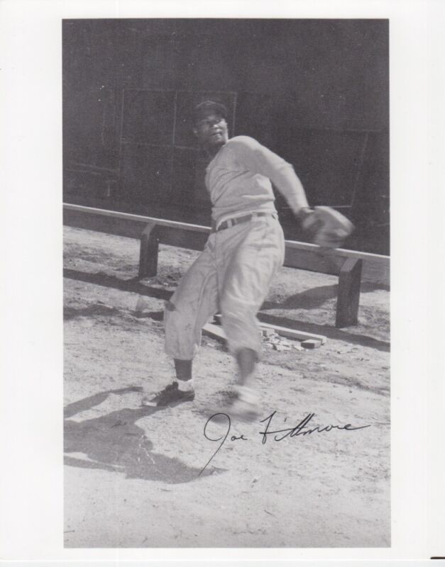 Joe Fillmore Negro League Signed 8x10 Photo Auto with B&E Hologram - Rare d1992