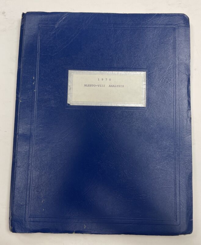 1970 NFL Team Draft Report BLESTO-VIII Analysis Terry Bradshaw, Mel Blount, etc.