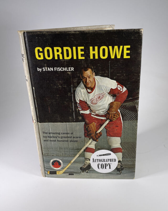 Gordie Howe Signed Book “Gordie Howe” Auto with B&E Hologram