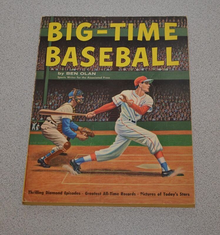 1965 Big-Time Baseball Book 192 Pages of Stars and Stories with Photos