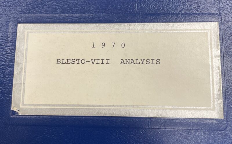 1970 NFL Team Draft Report BLESTO-VIII Analysis Terry Bradshaw, Mel Blount, etc.