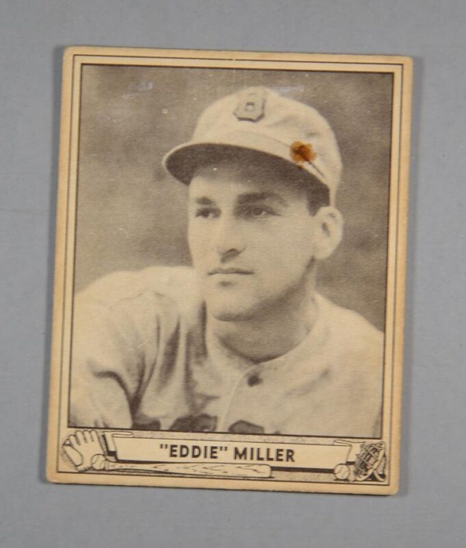 1940 Play Ball #56 Eddie Miller VG/EX