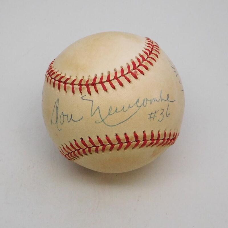 Don Newcombe Signed Inscribed Official NL B. White Baseball Auto with JSA Cert