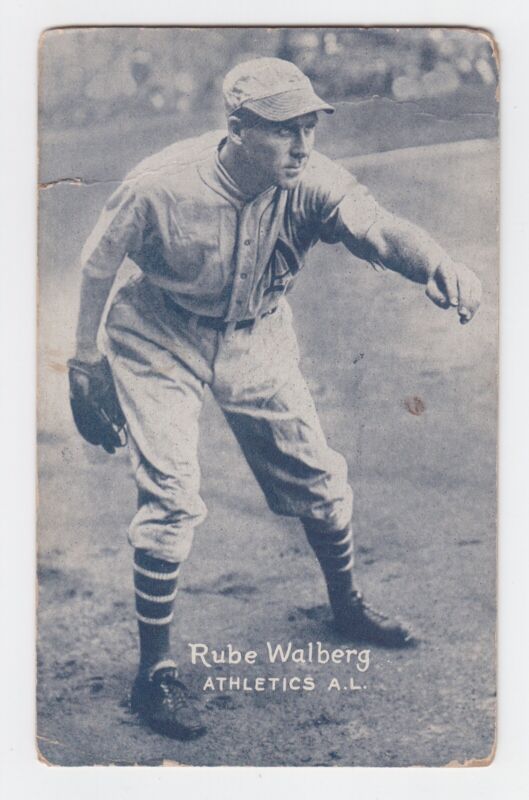 Rube Walberg circa 1925-31 Postcard Back Exhibit Card