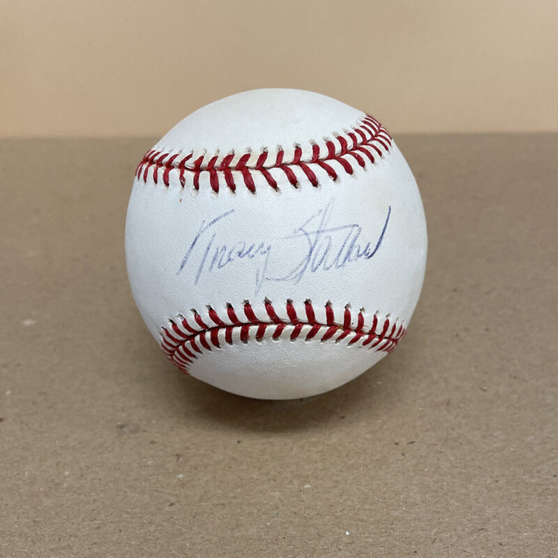 Tracy Stallard Signed Baseball OMLB Auto with B&E Hologram Boston Red Sox