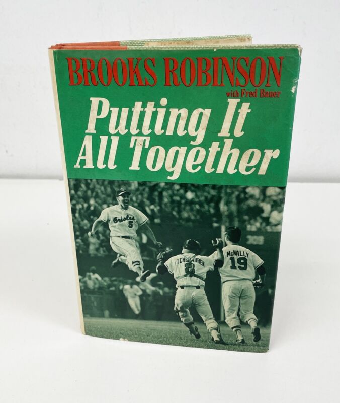 Brooks Robinson Signed Book (2 sigs) “Putting It All Together” w B&E Hologram
