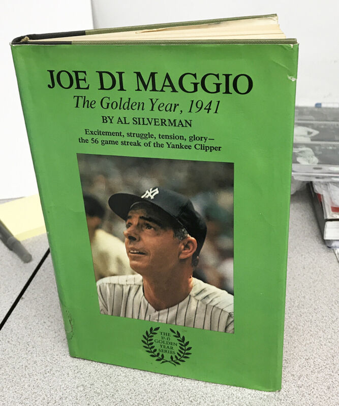 Joe DiMaggio Signed Book ”The Golden Year, 1941” Auto with B&E Hologram