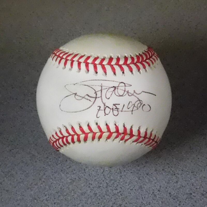 Jim Palmer Signed Inscribed Official AL Gene Budig Baseball with B&E Hologram