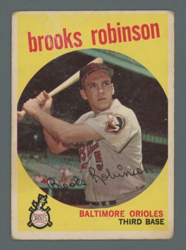 1959 Topps Card #439 Brooks Robinson - Low Grade