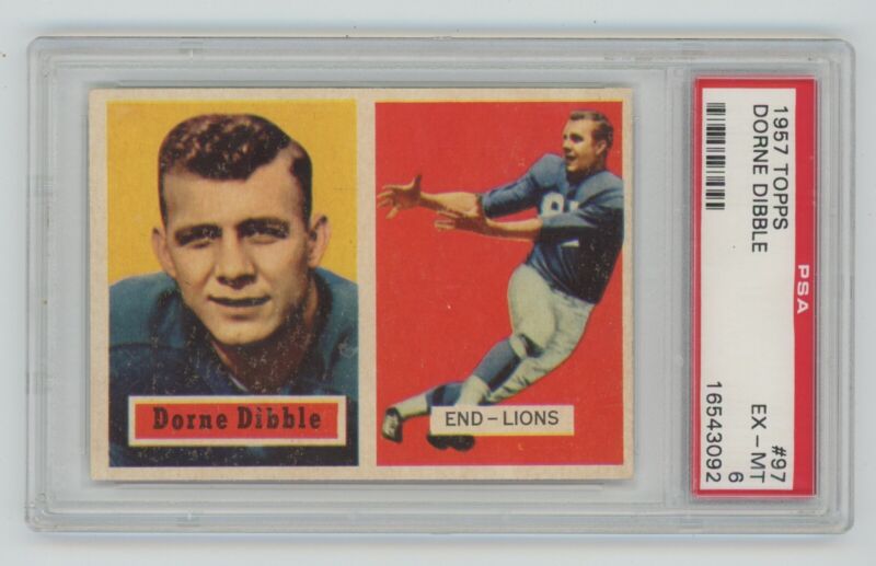 1957 Topps Dorne Dibble #97 PSA 6 EX-MT