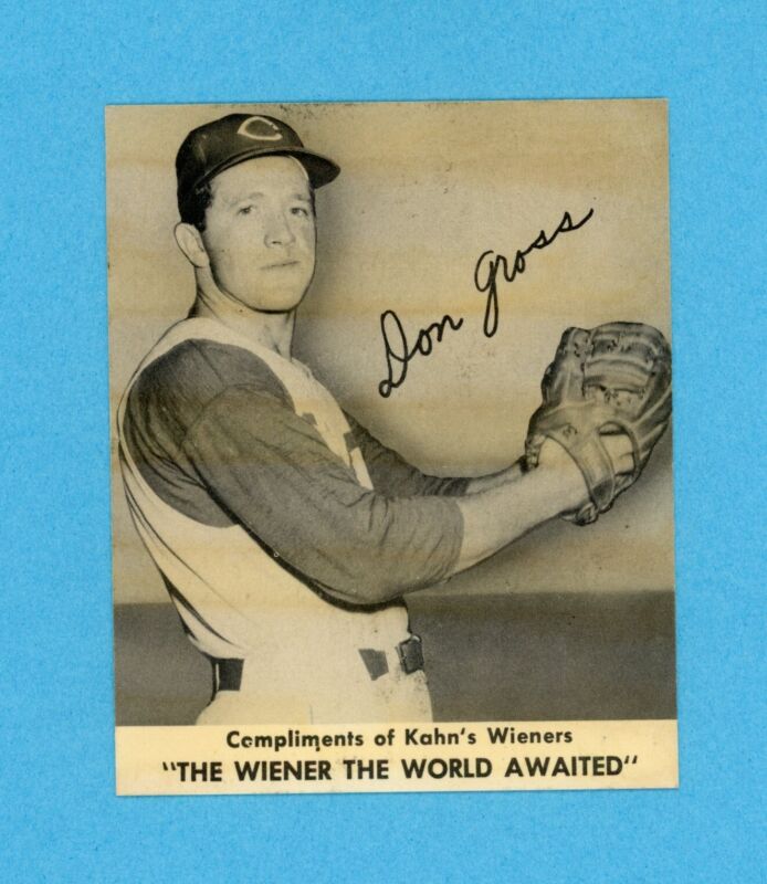 1957 Kahn’s Weiners Don Gross VG-EX common yellowing no creasing