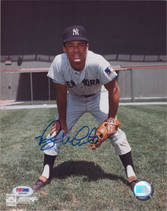 SIGNED 8x10 PHOTO SALE - Roy White NY Yankees Auto - PSA