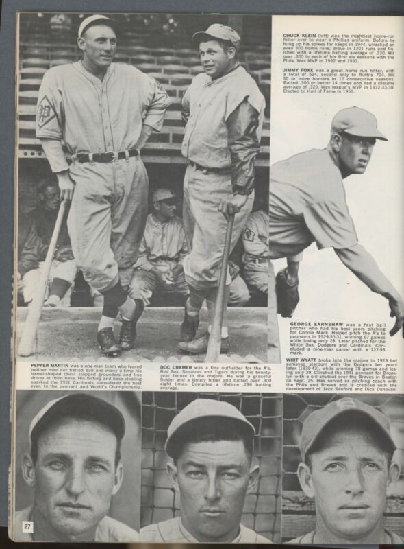 1961 Old Timer’s Baseball Photo Album Volume 1 - intact, writing inside