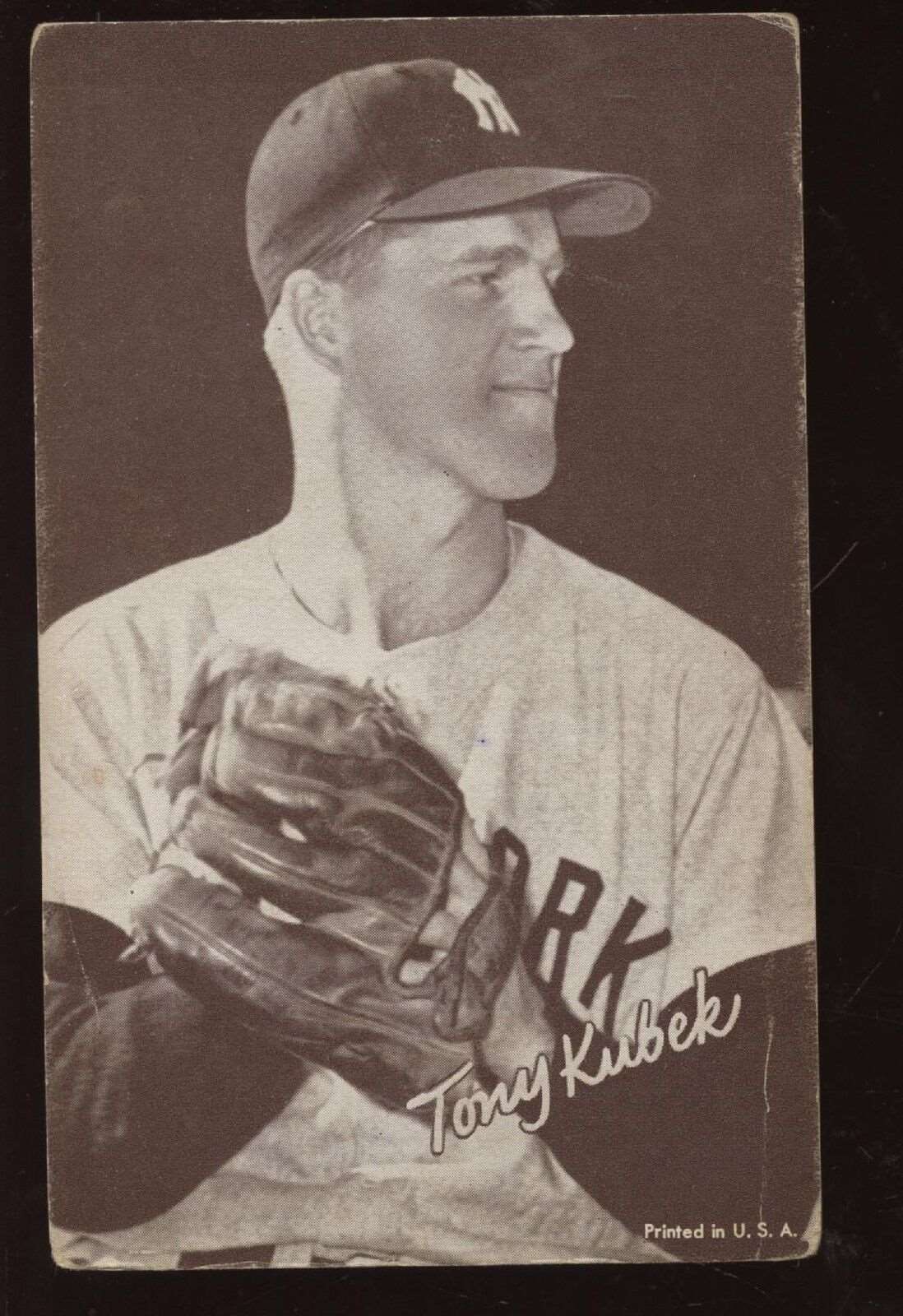 1947/66 Exhibit Supply Baseball Card Tony Kubek