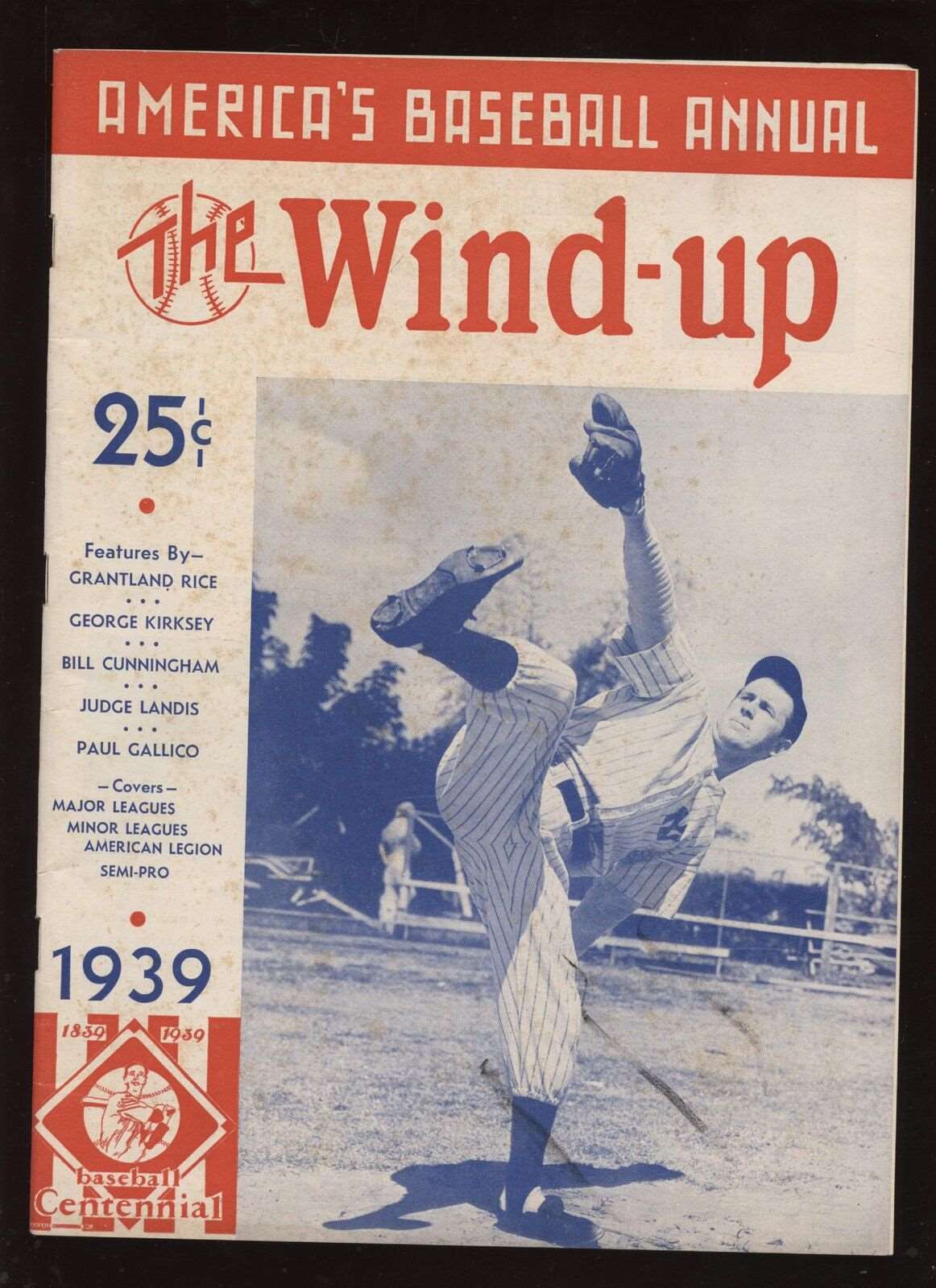 1939 America's Baseball Annual The Wind Up Lefty Gomez EX+