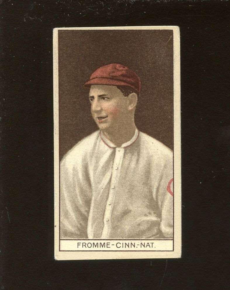 1912 T207 Recruit Brown Background Baseball Card Fromme