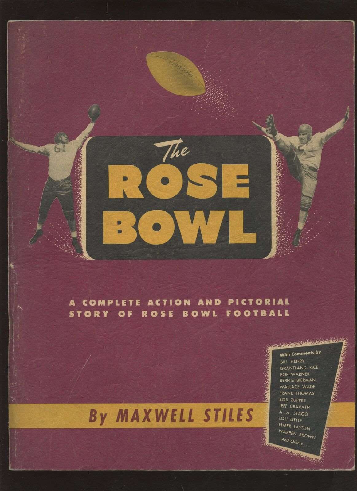 1945 NCAA Football The Rose Bowl PIctorial Story