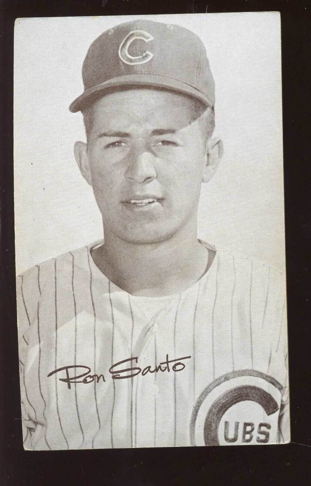 1947/66 Exhibit Supply Baseball Card Ron Santo EX+