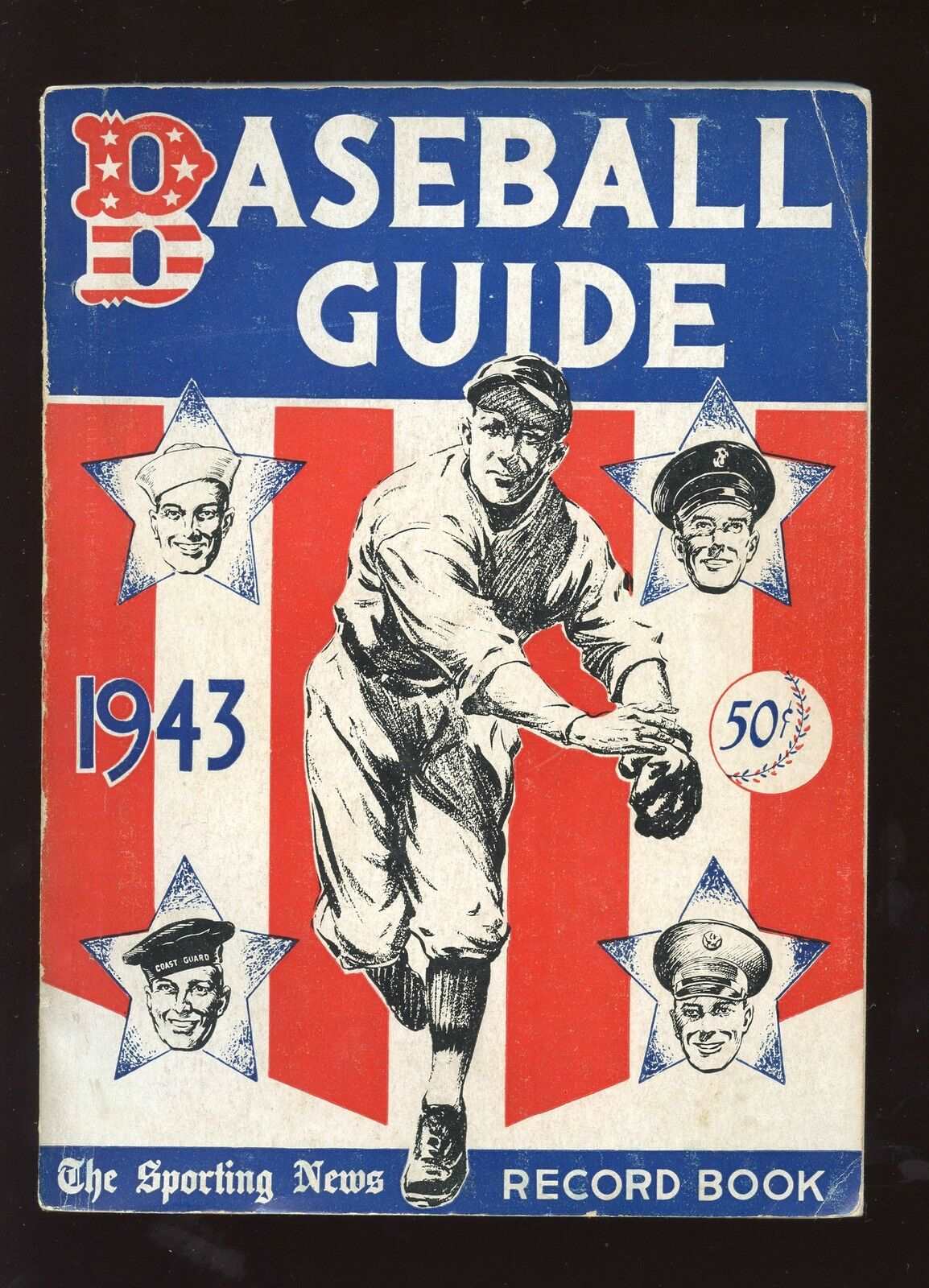 1943 The Sporting News Baseball Guide VGEX