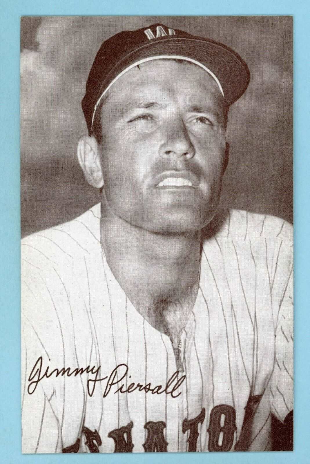 1947-66 Exhibit Jimmy Piersall Washington Senators Baseball Card