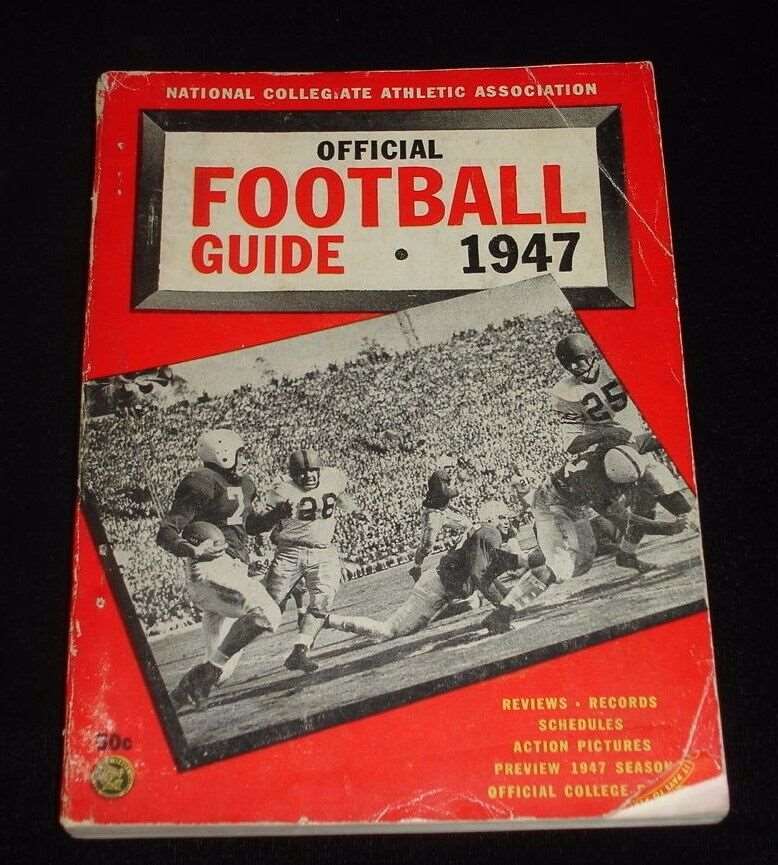 1947 Official NCAA Football Guide by A.S. Barnes & Company, NY