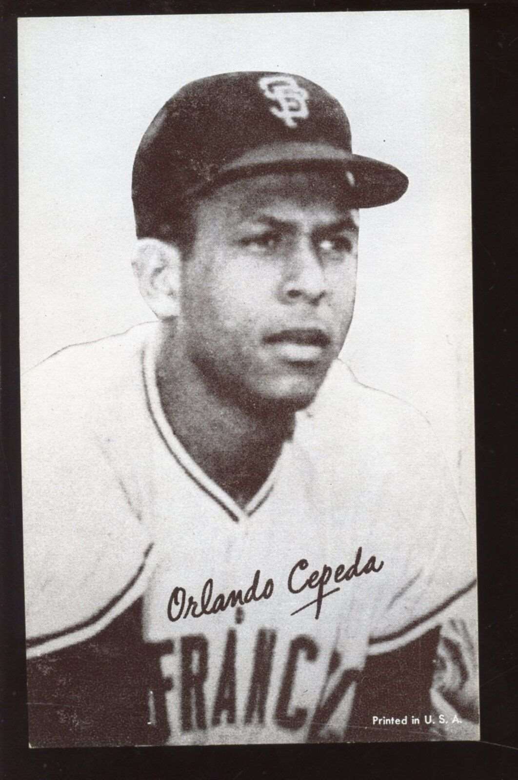 1947/1966 Exhibit Supply Baseball Card Orlando Cepeda NRMT