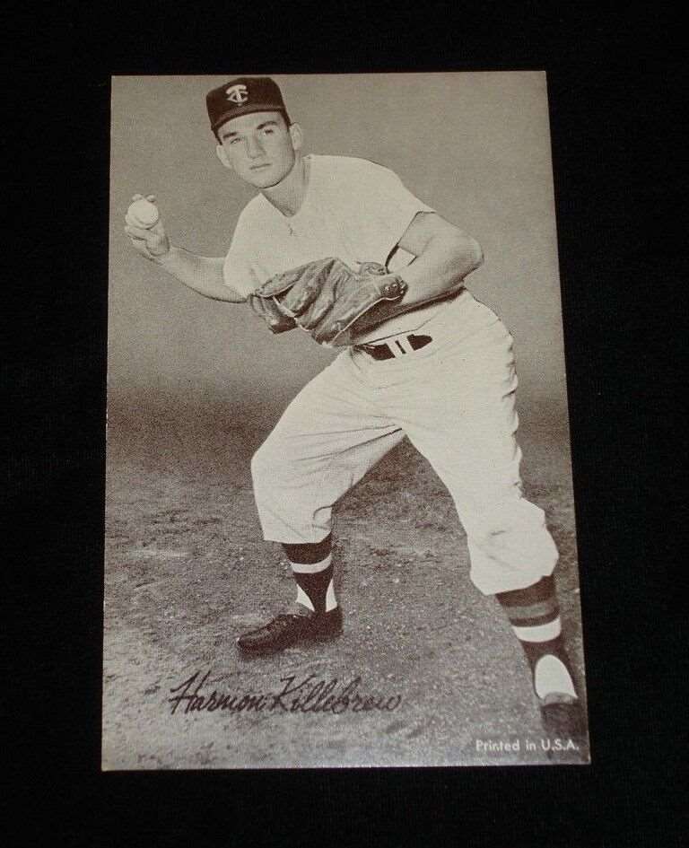 1947-66 Harmon Killebrew Minnesota Twins Baseball Exhibit Card EX-MT