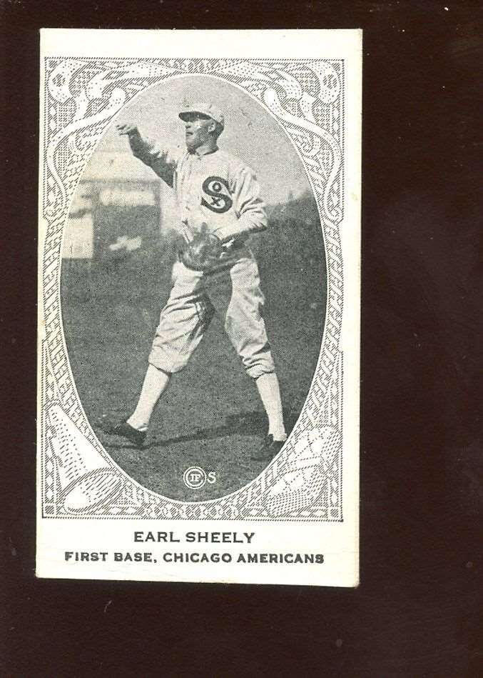 1922 W573 Baseball Strip Card Earl Sheely