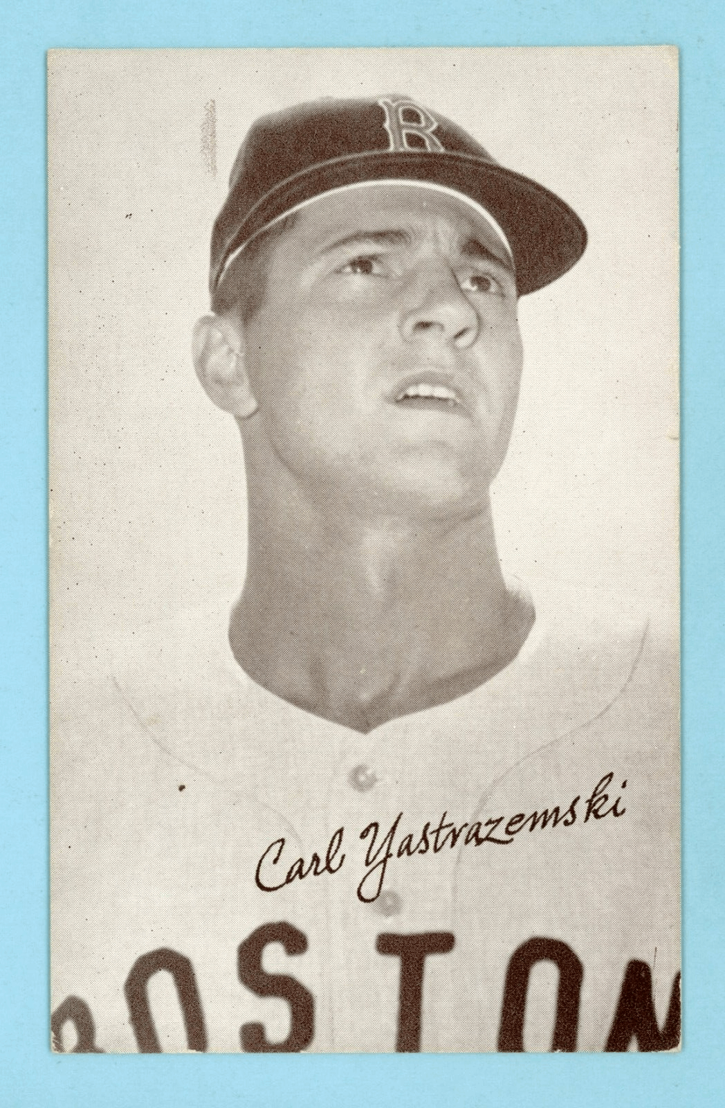 1947-66 Exhibit Carl Yastrzemski Boston Red Sox Baseball Card