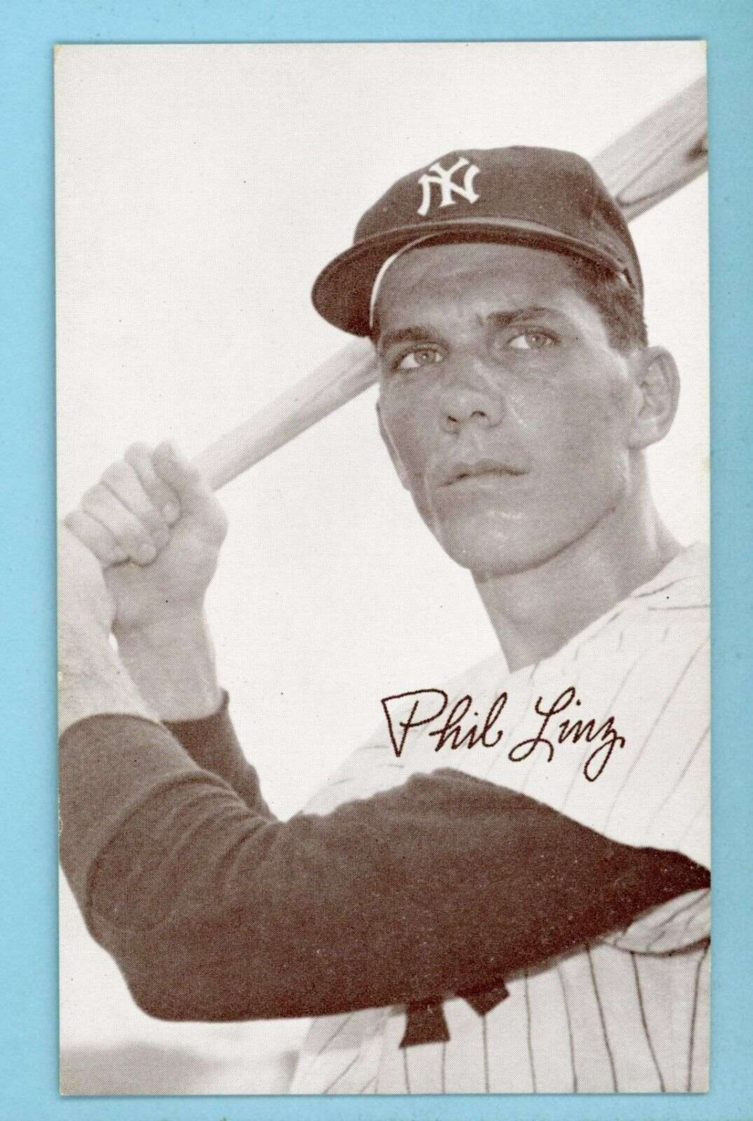 1947-66 Exhibit Phil Linz New York Yankees Baseball Card