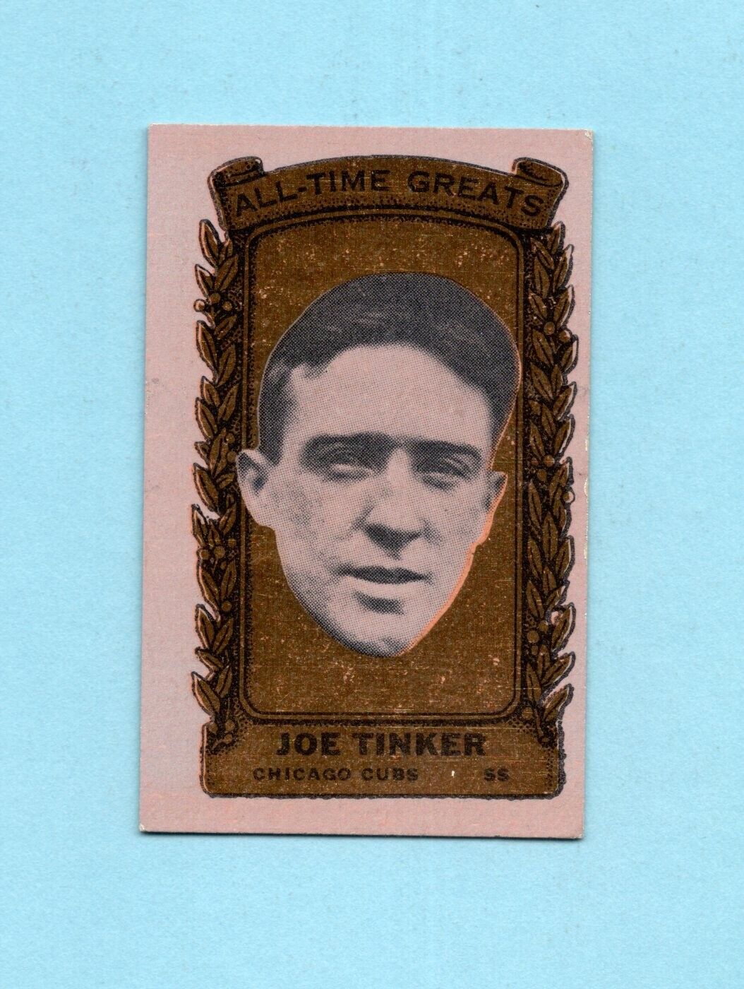 1963 Bazooka All-Time Greats #1 Joe Tinker Chicago Cubs Baseball Card NM