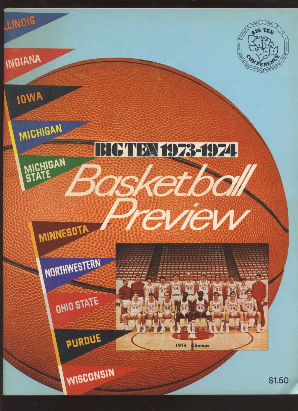 1973/1974 Big Ten NCAA Basketball Preview EXMT+