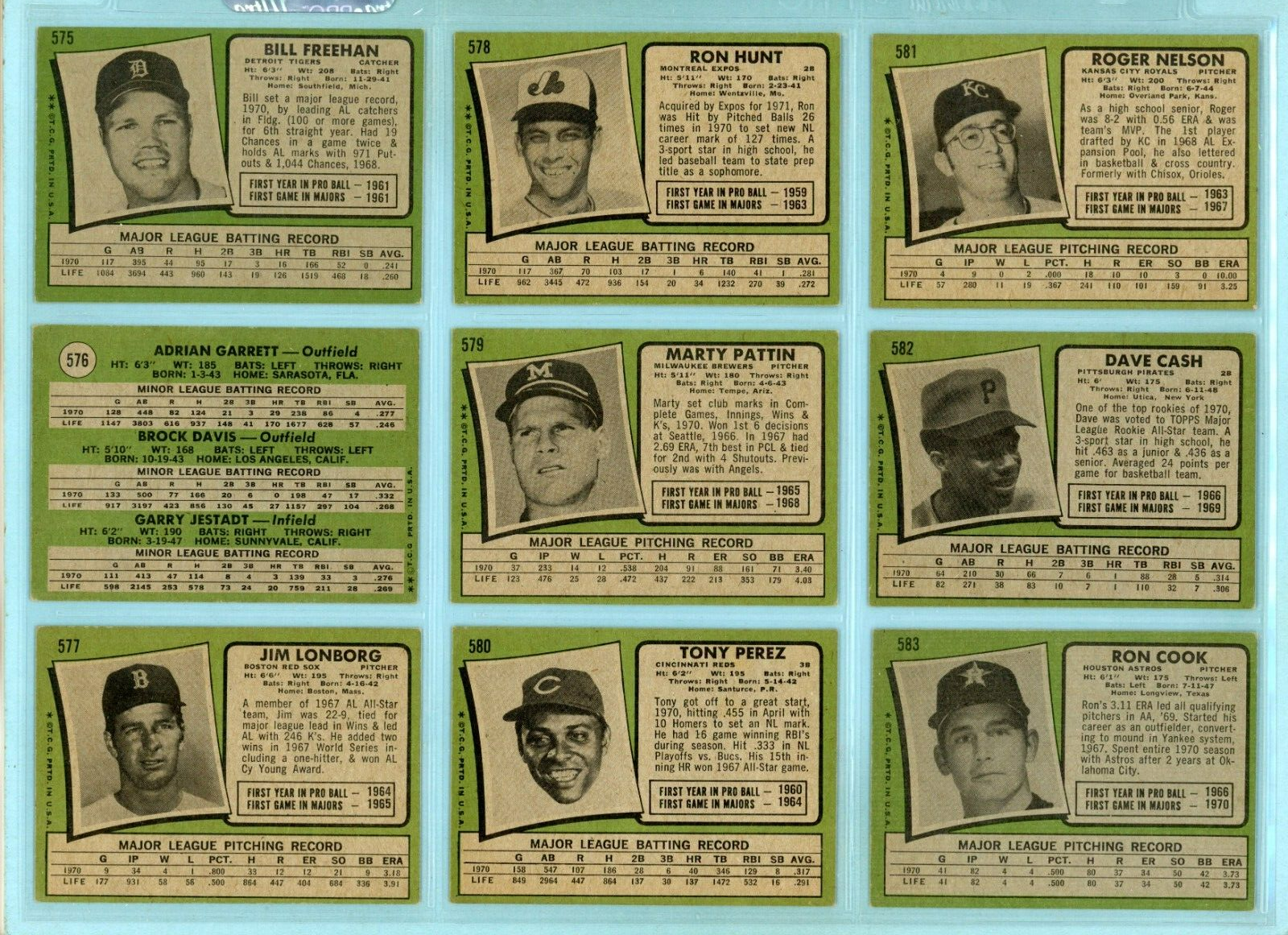 1971 Topps Starter Set Lot of 110 Different Semi-High Number Baseball Cards EX