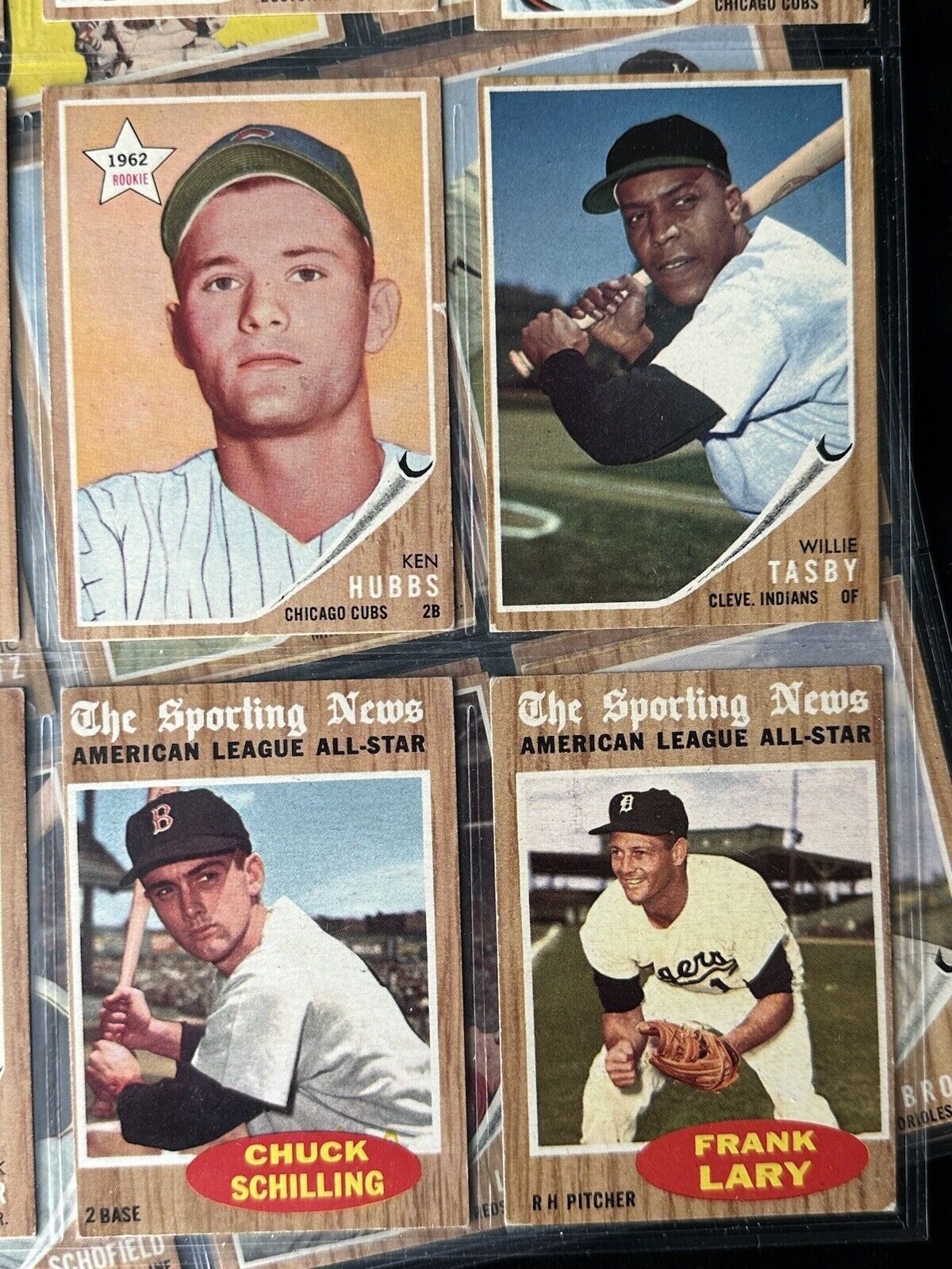 1962 Topps Starter Set Lot of 232 Different Baseball Cards w/Semi Stars Weak EX