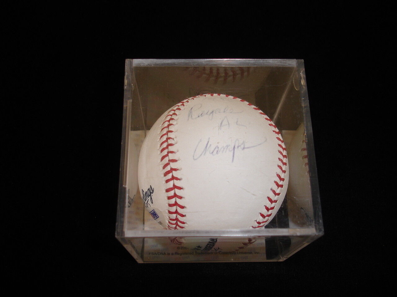 Rusty Torres 1980 Royals AL Champs Signed Official ML Selig Baseball PSA DNA 