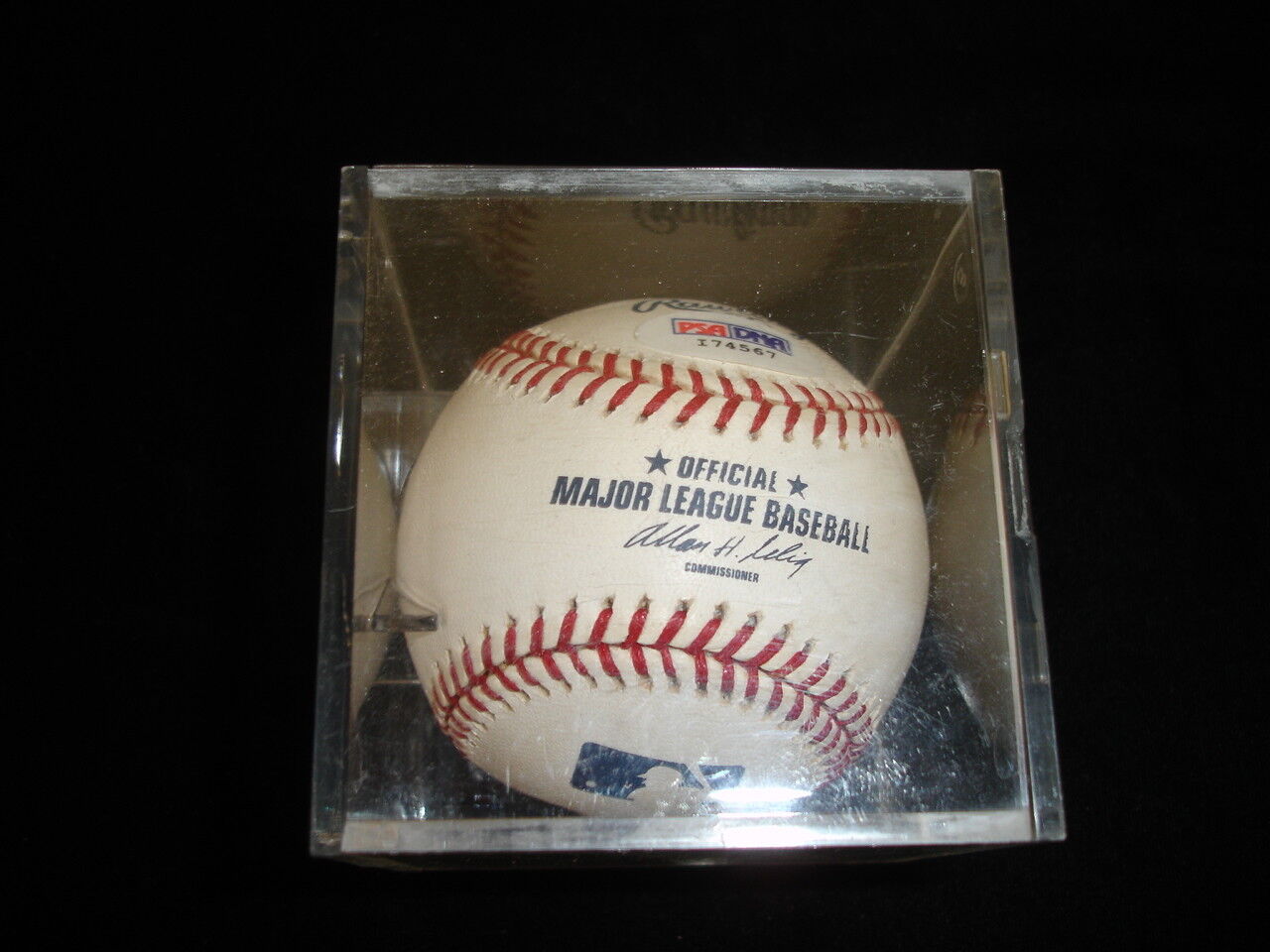 Ryan Drese #57 Signed Official ML Selig Baseball PSA DNA Indians Rangers Nat'ls