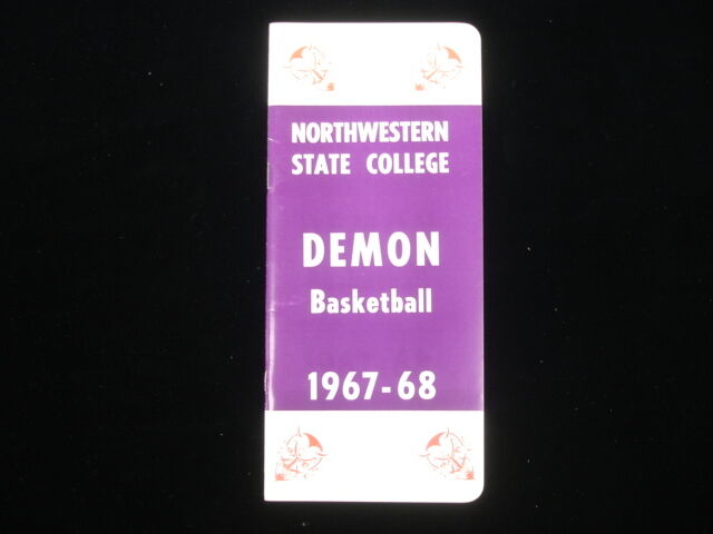 1967 - 1968 Northwestern State College Demon Basketball Press Guide