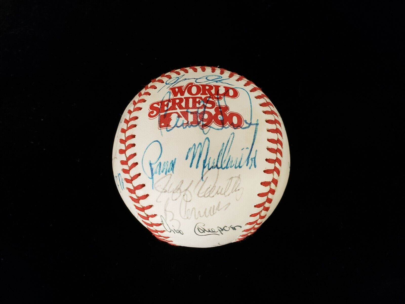 1980 Kansas City Royals Autographed Official World Series Baseball 29 sigs 