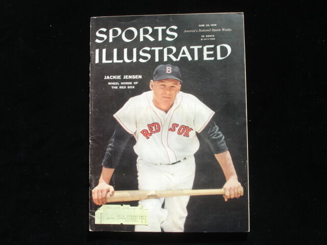 June 23, 1958 Sports Illustrated Jackie Jensen EX+